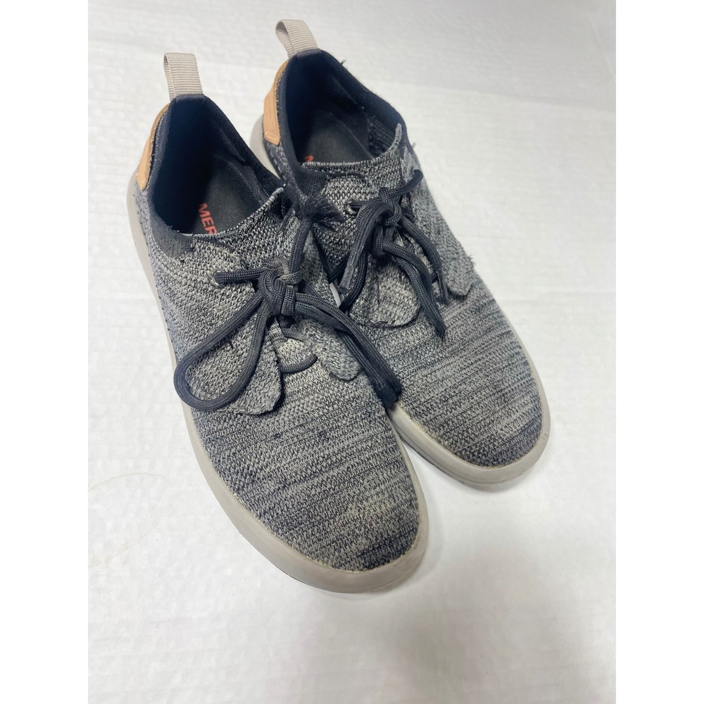 Merrell Cloud Knit Mens Grey‎ Low Top Sneakers Vibram Sole J97457 Size 8